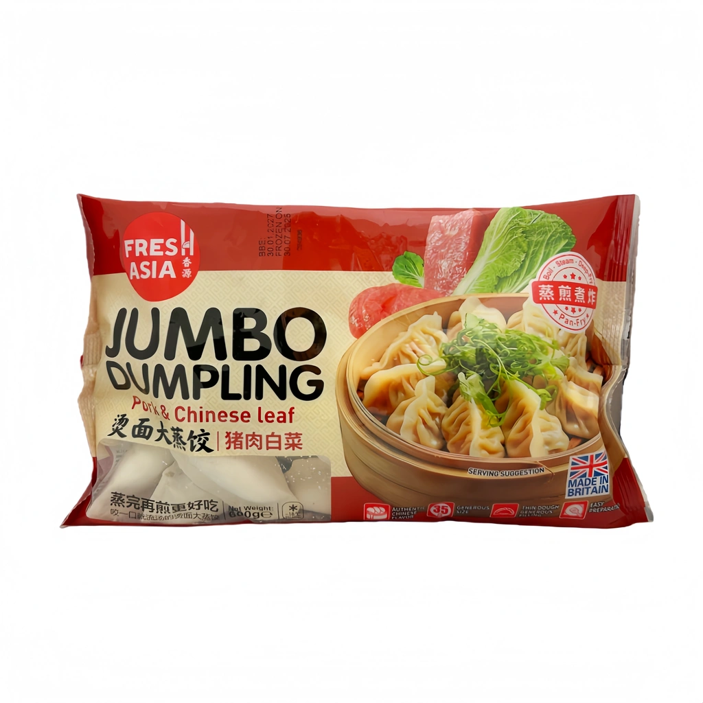 Jumbo Dumpling Pork/Chinese Frozen 600g Freshasia UK