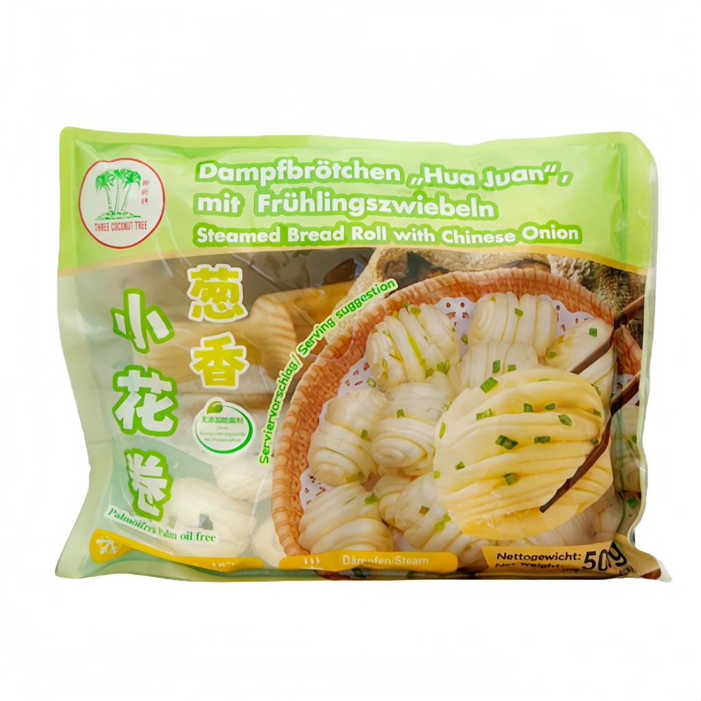 Steamed Bread With Green Onion Flower Roll Frozen 500g TCT China