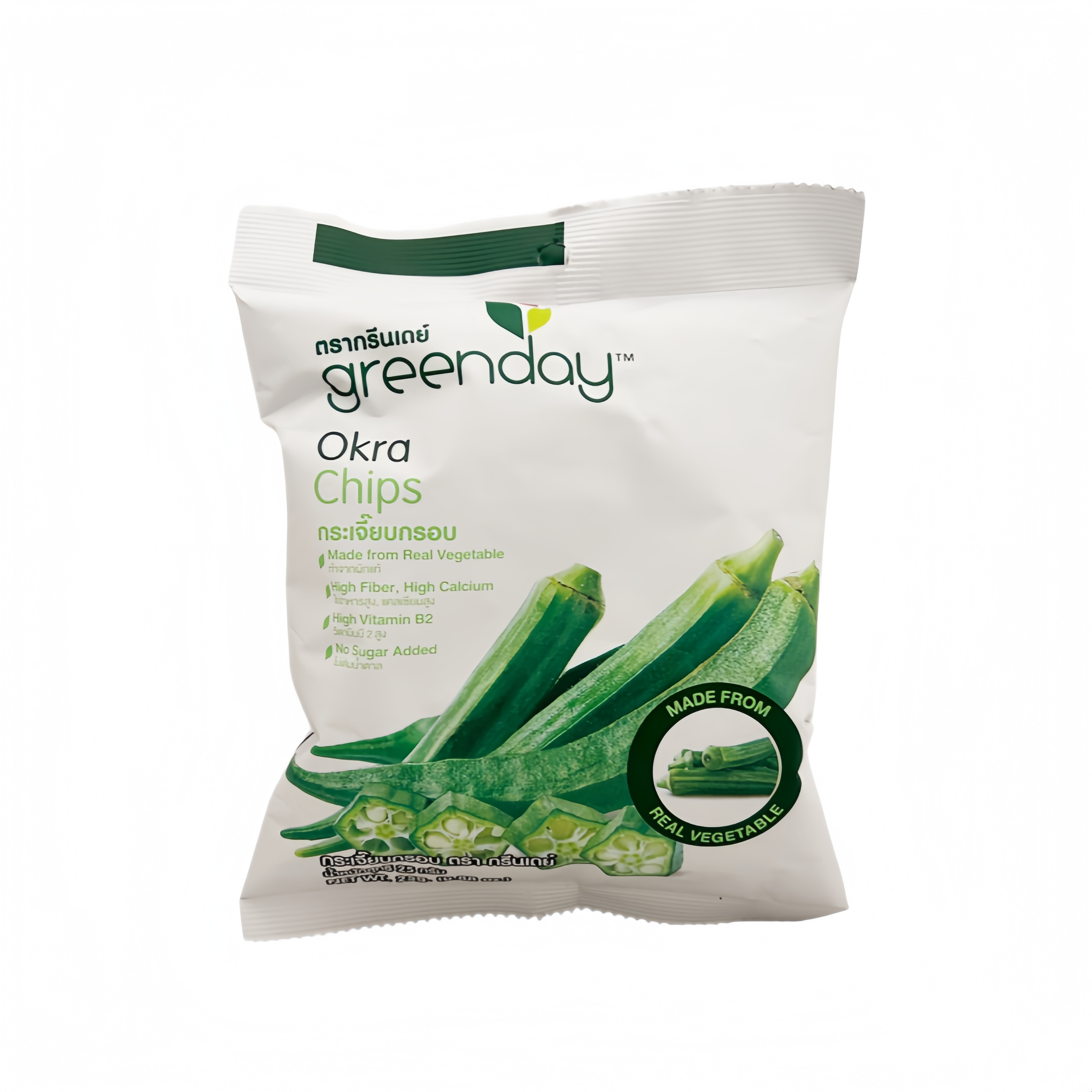 秋葵薯片 25g Greenday 泰国