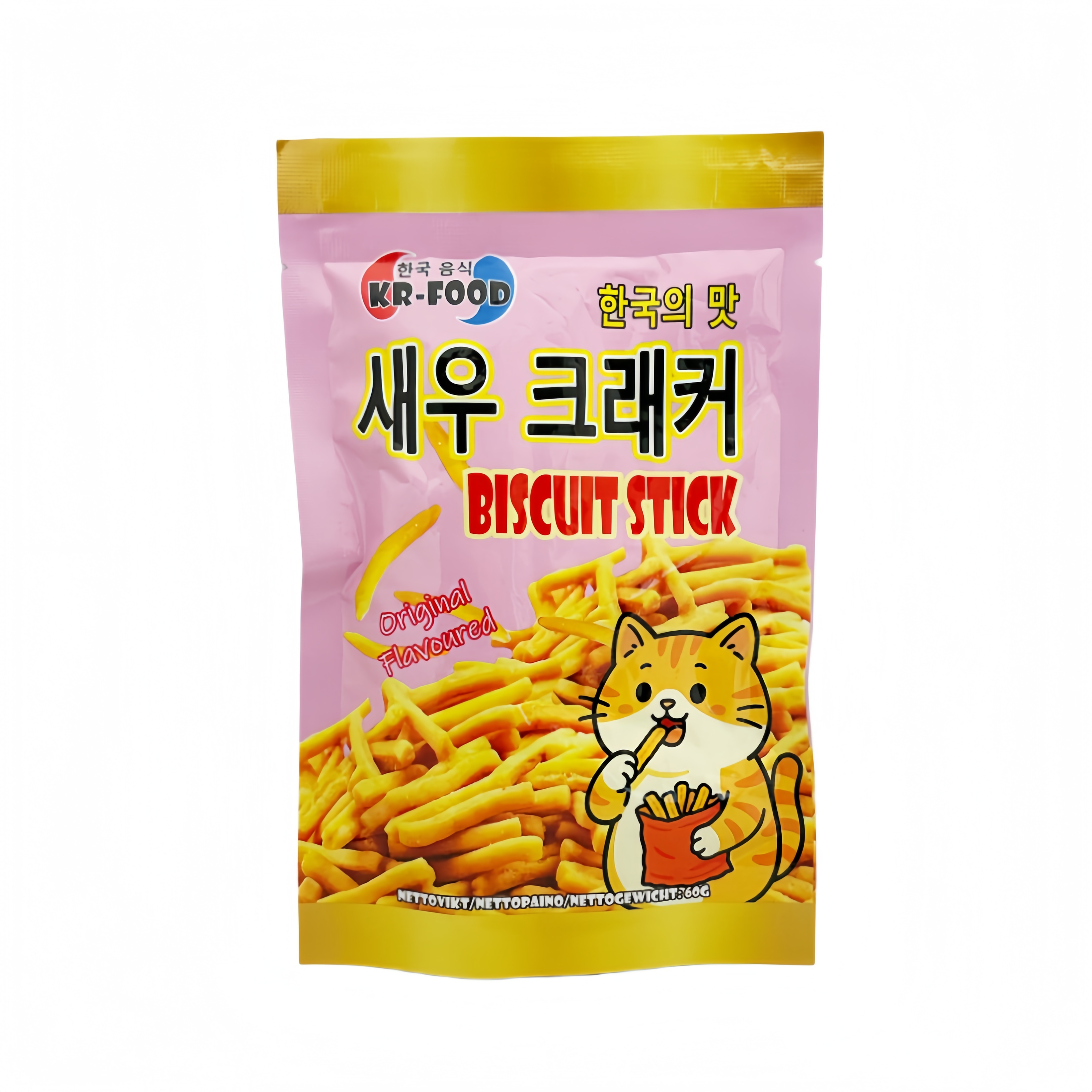 咪咪虾条 虾味 60g KR Food 韩国