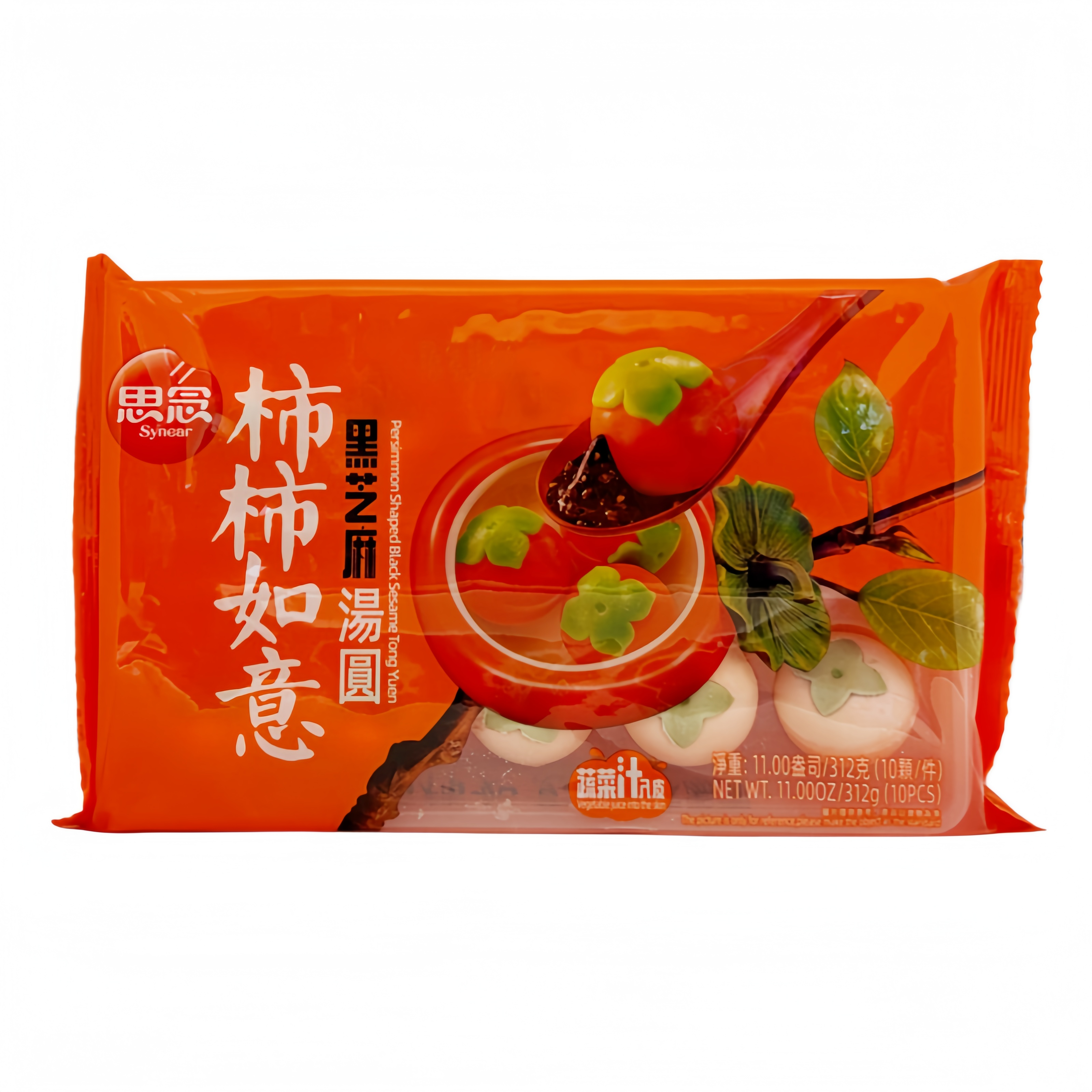 柿柿如意 黑芝麻汤圆 冷冻 312g 思念 中国