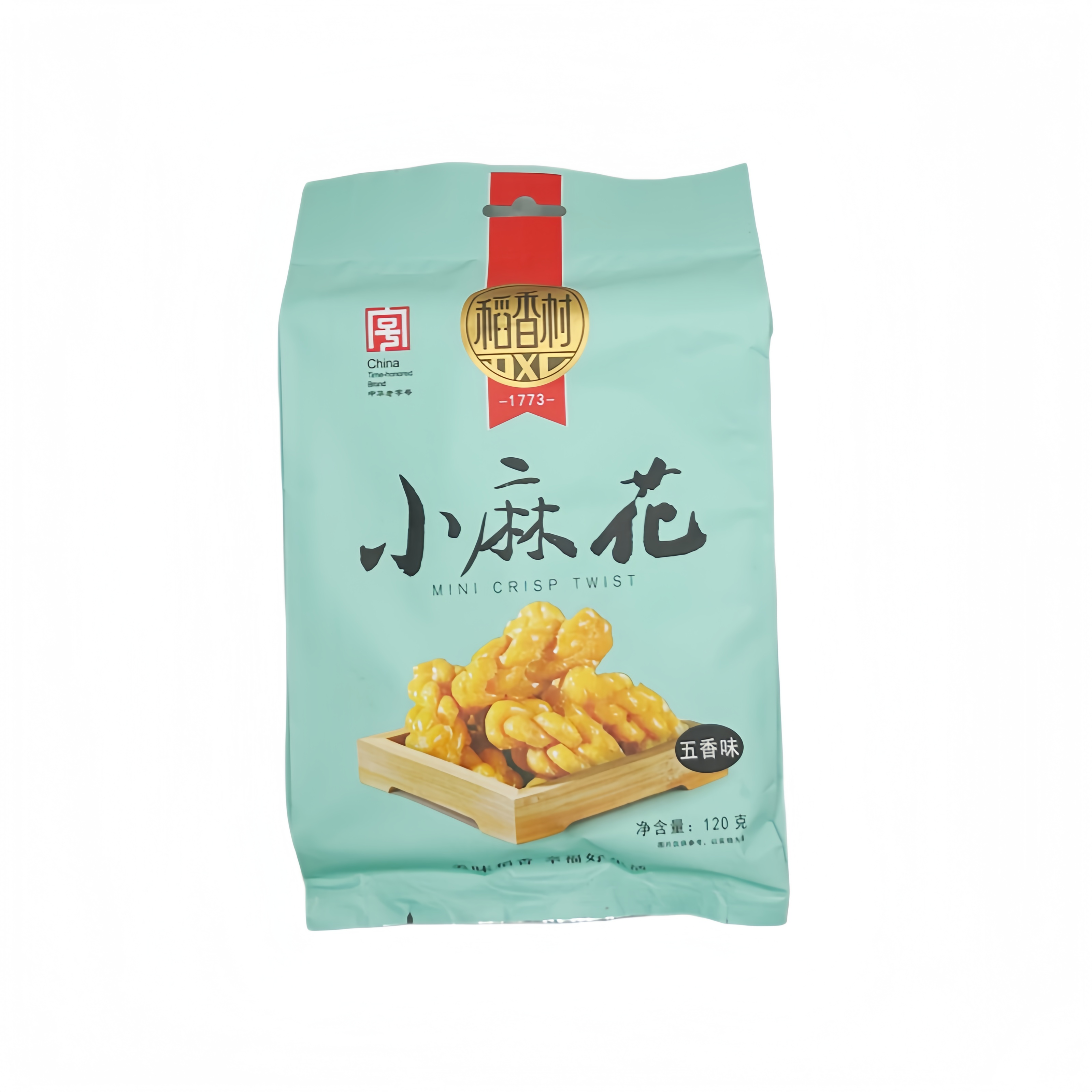 小麻花 五香味 120g 稻香村 中国