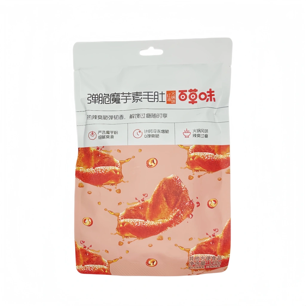 弹脆魔芋素毛肚 红油火锅味 120g 百草味 中国