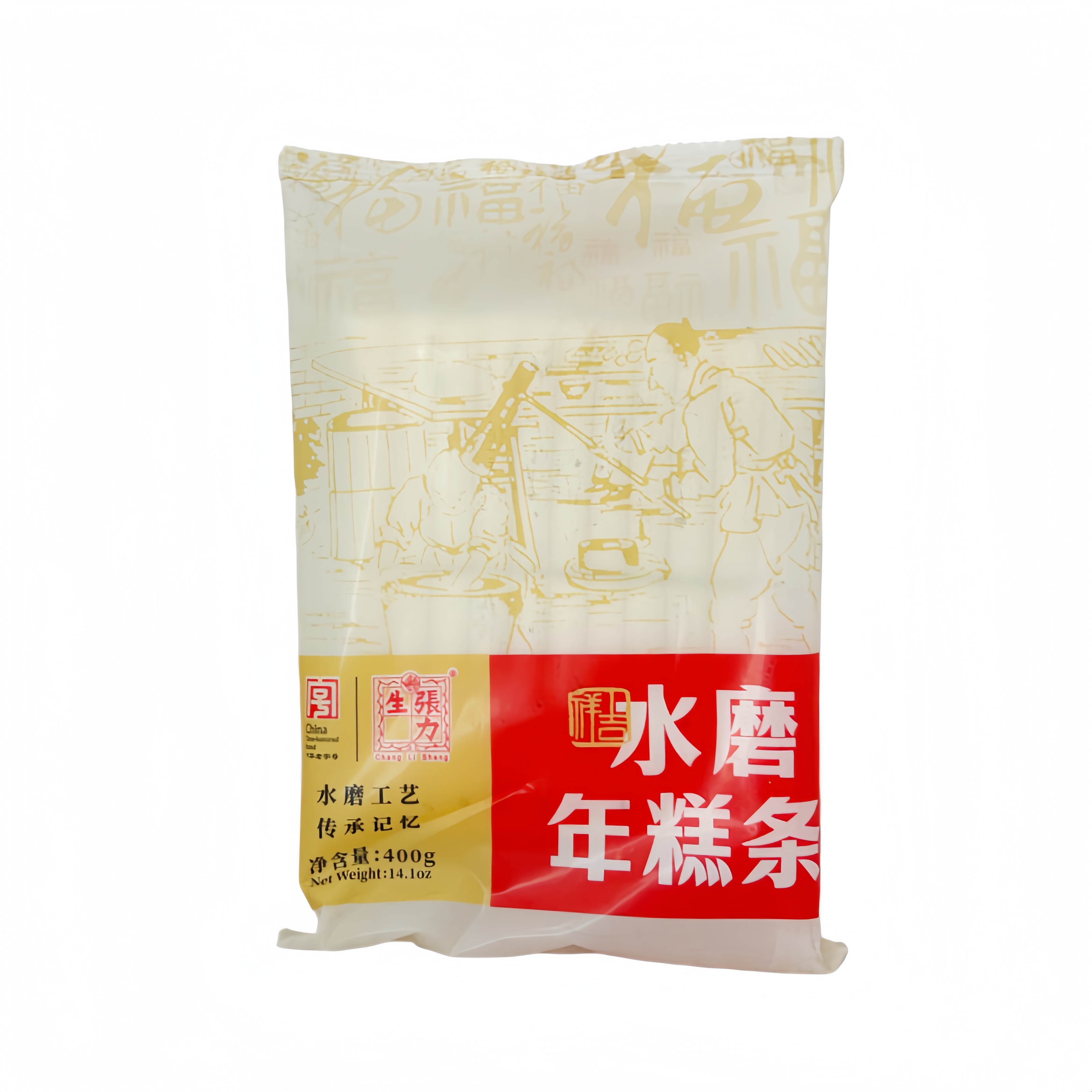 水磨年糕条 400g 张力生 中国