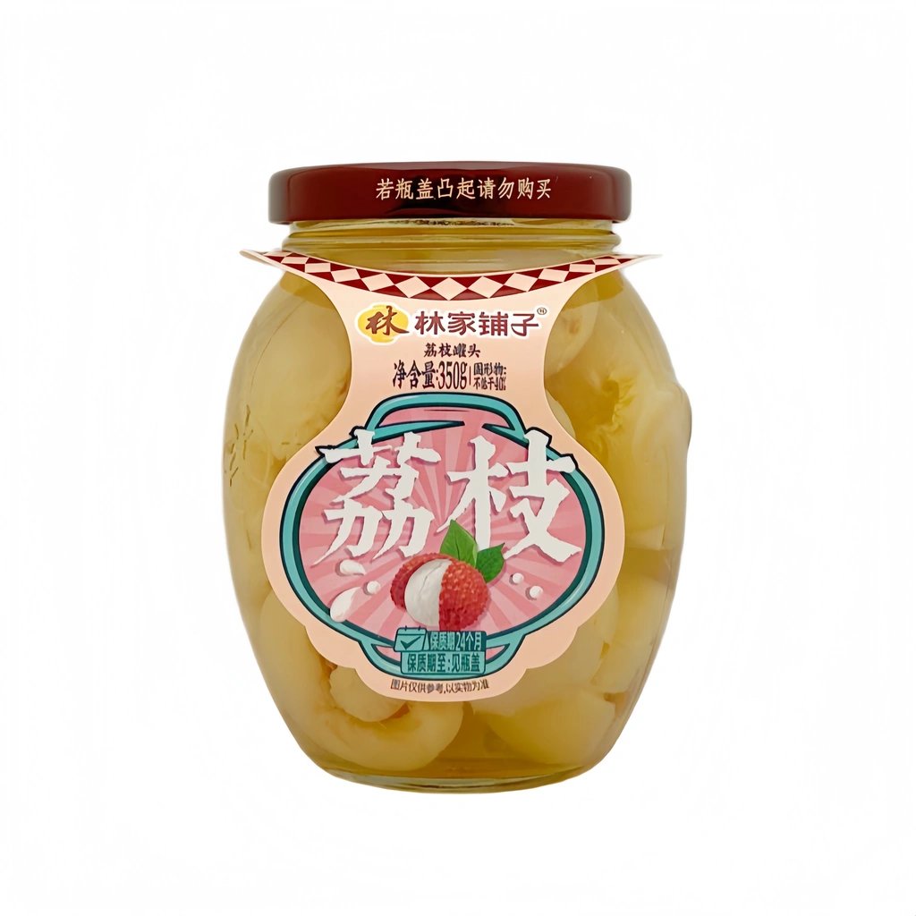 糖水荔枝罐头 350g 林家铺子 中国