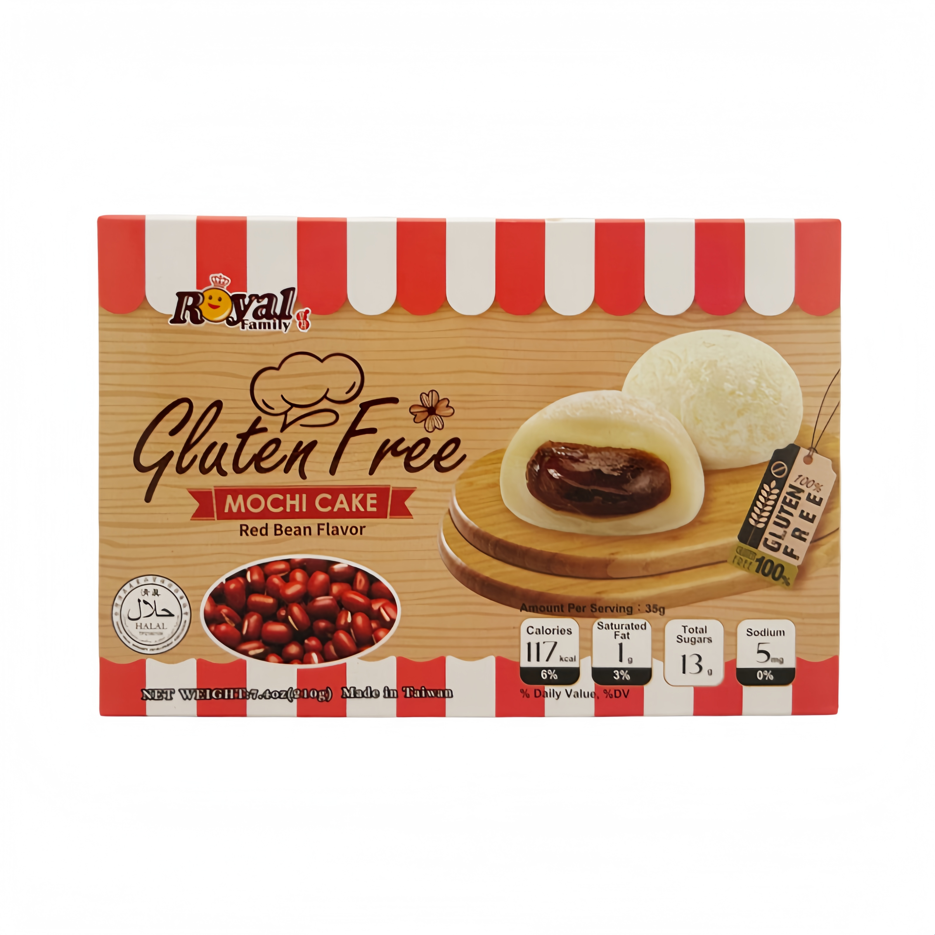 红豆麻糬（无麸质）210g Royal Family 台湾