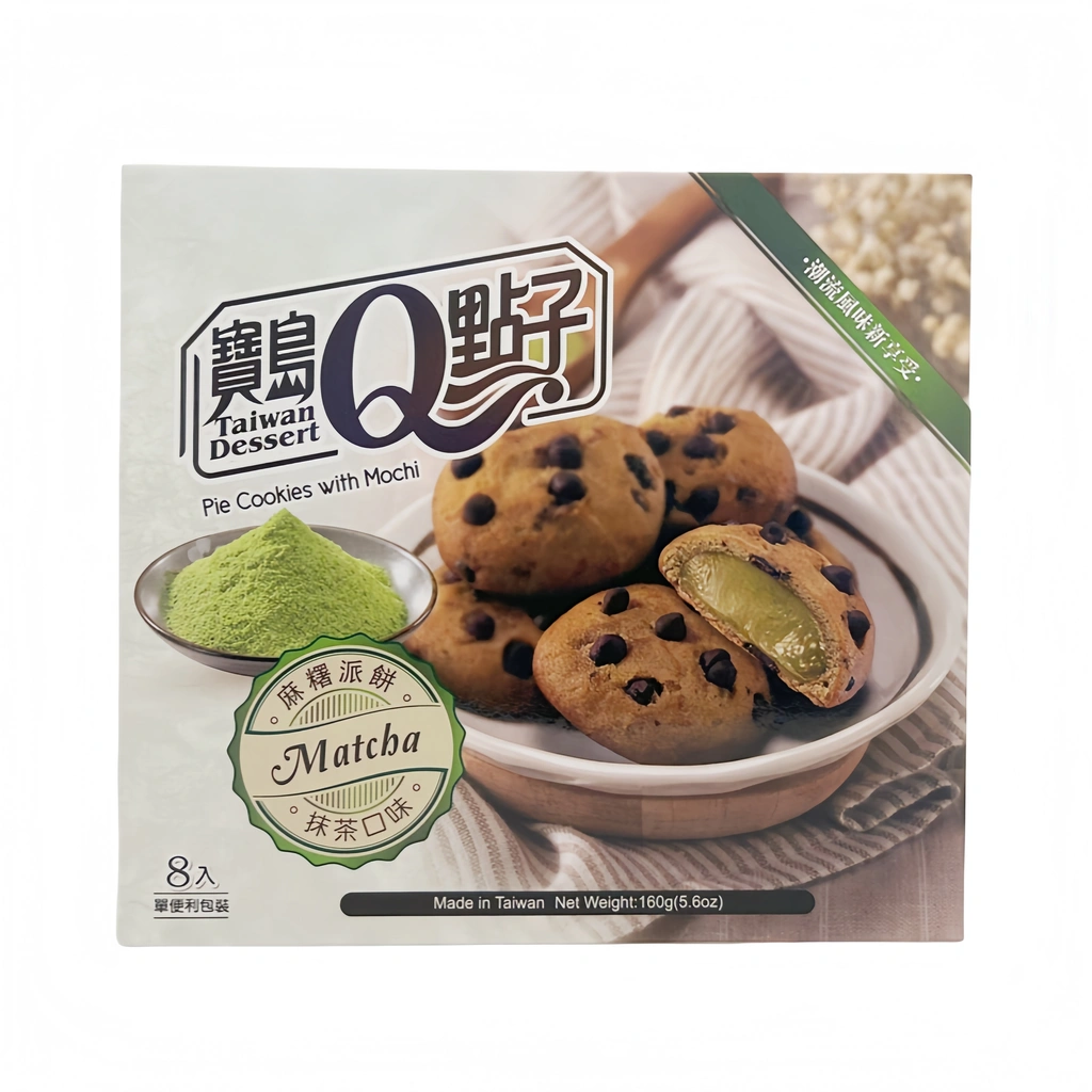 Mochi Pie Med Matcha Smak 160g Q Taiwan
