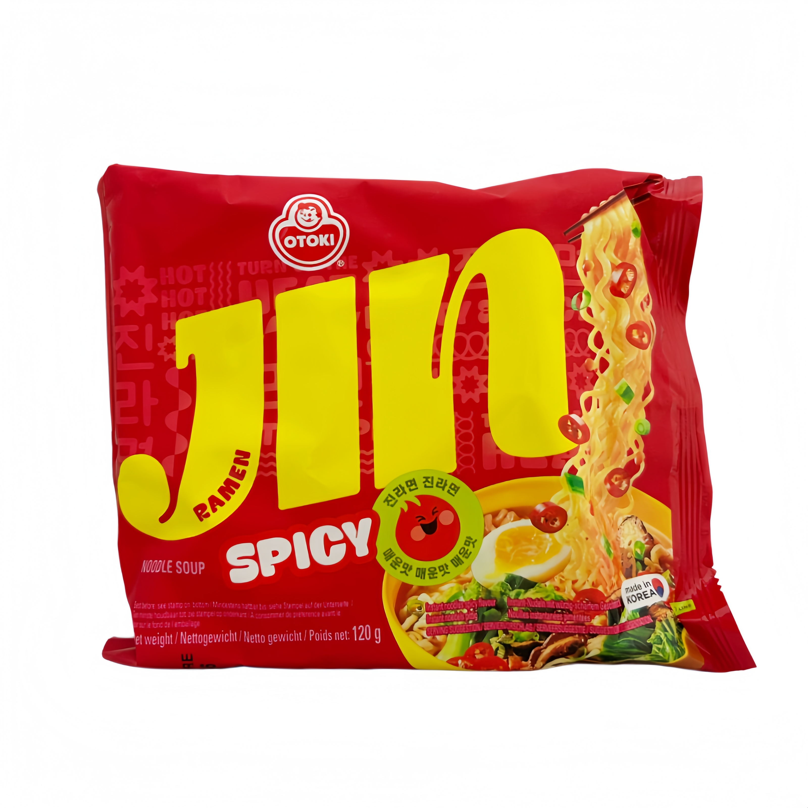 Jin Ramen Spicy 120g - Ottogi Korea