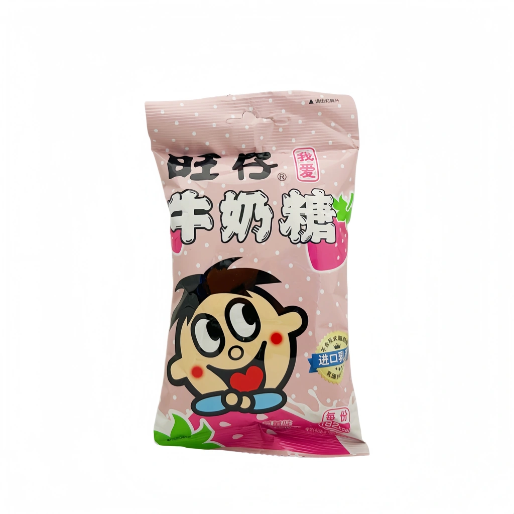 Milk Candy With Strawberry Flavor 42g Want Want China