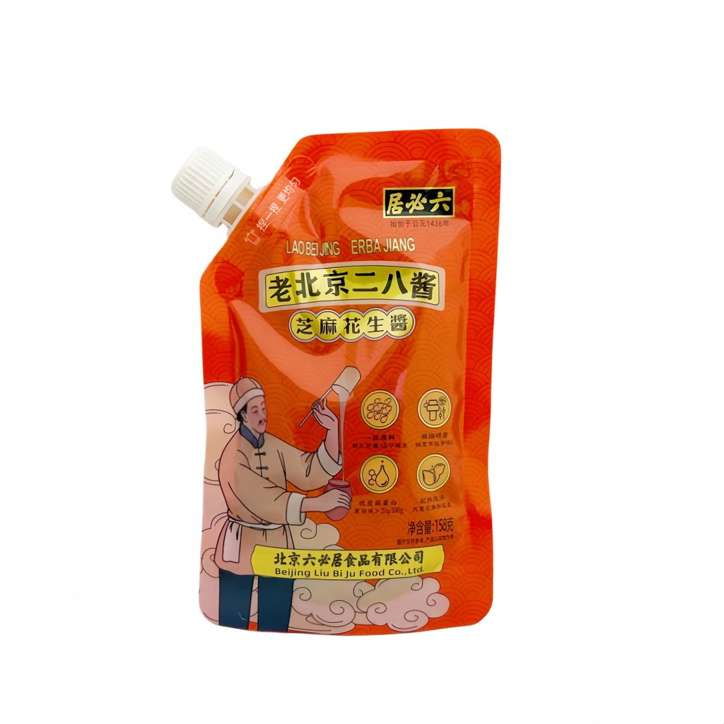 Sesame Paste With Peanuts 158g (Er Ba Jiang) Liu Bi Ju China