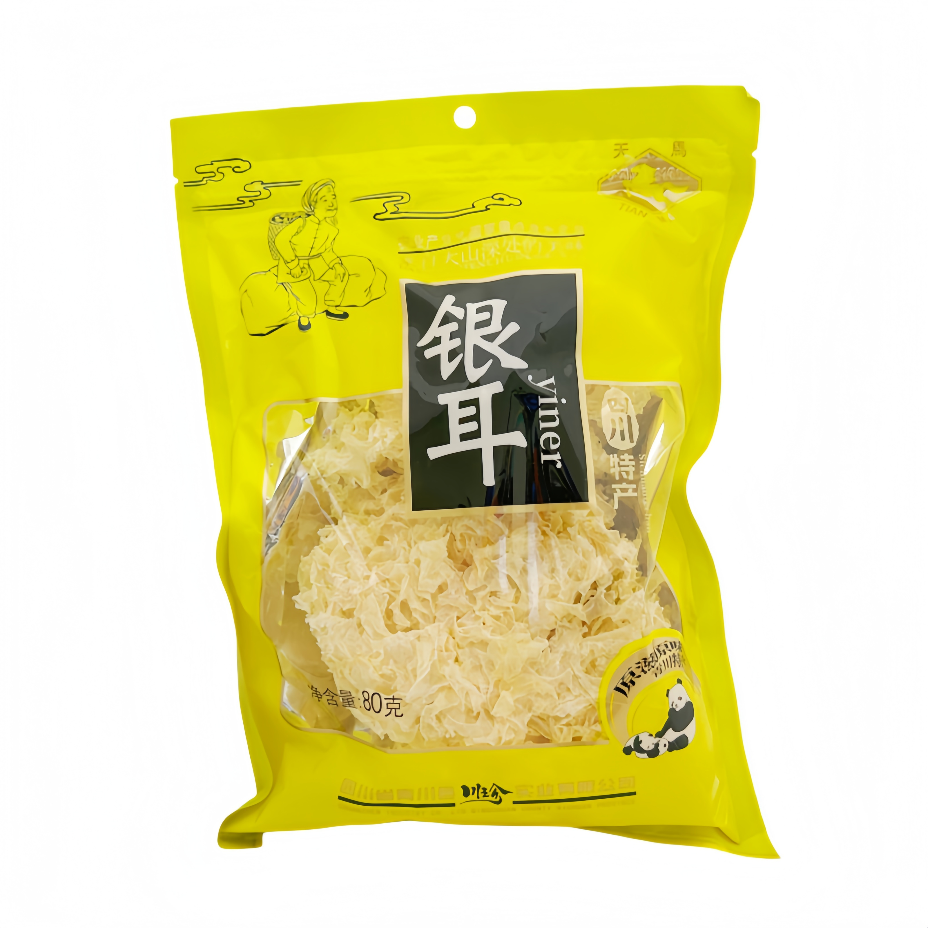 Dried Snow Mushroom 80g Chuan Zhen China
