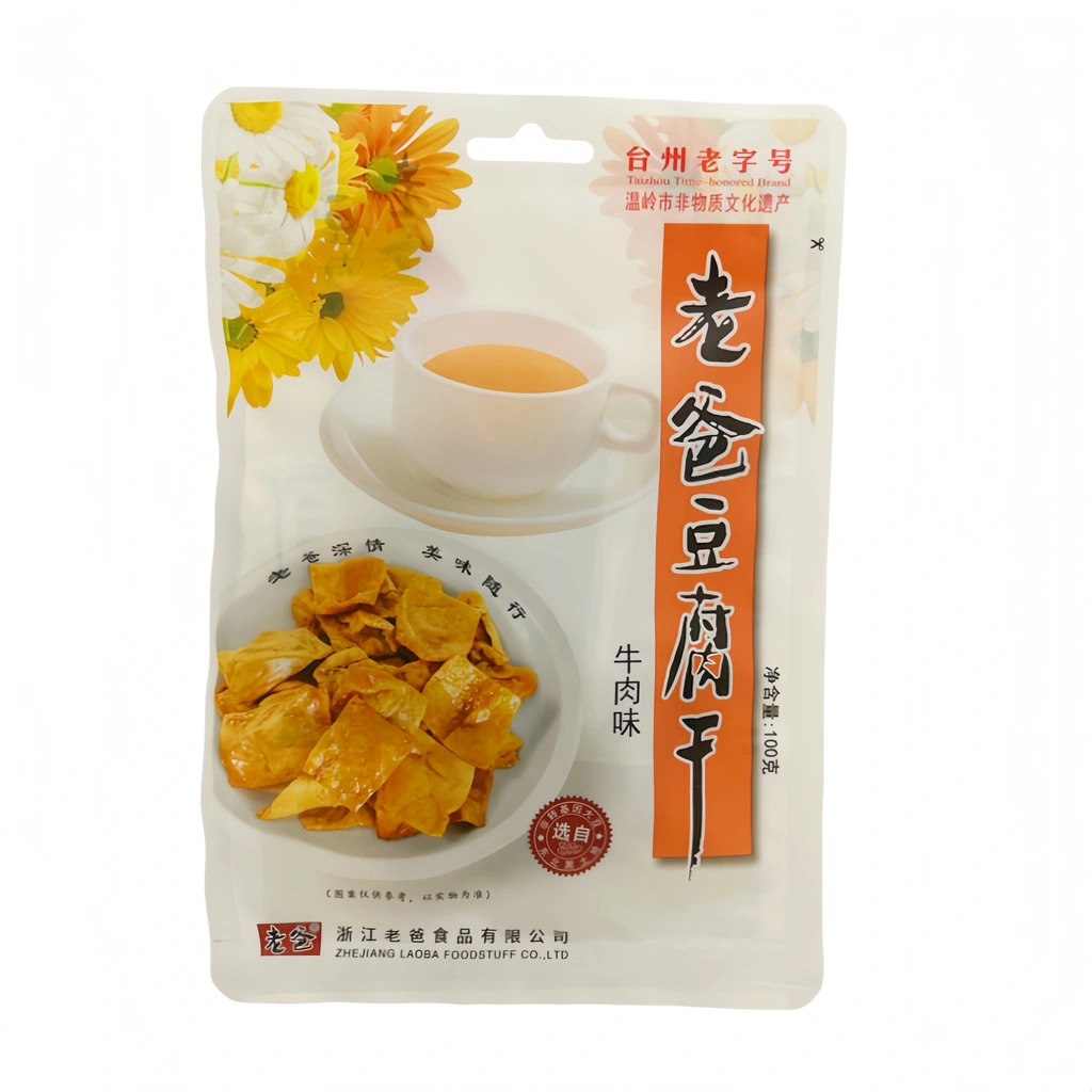 Snacks Tofu Beef Flavour 100g Dad China