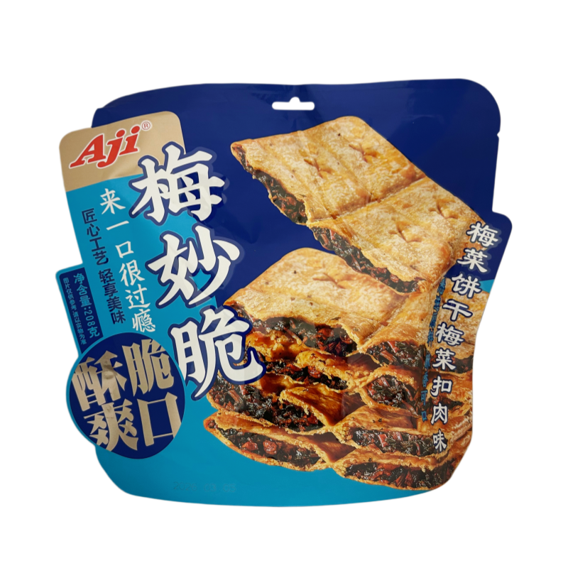 梅菜饼干 梅菜扣肉味 208g Aji 中国