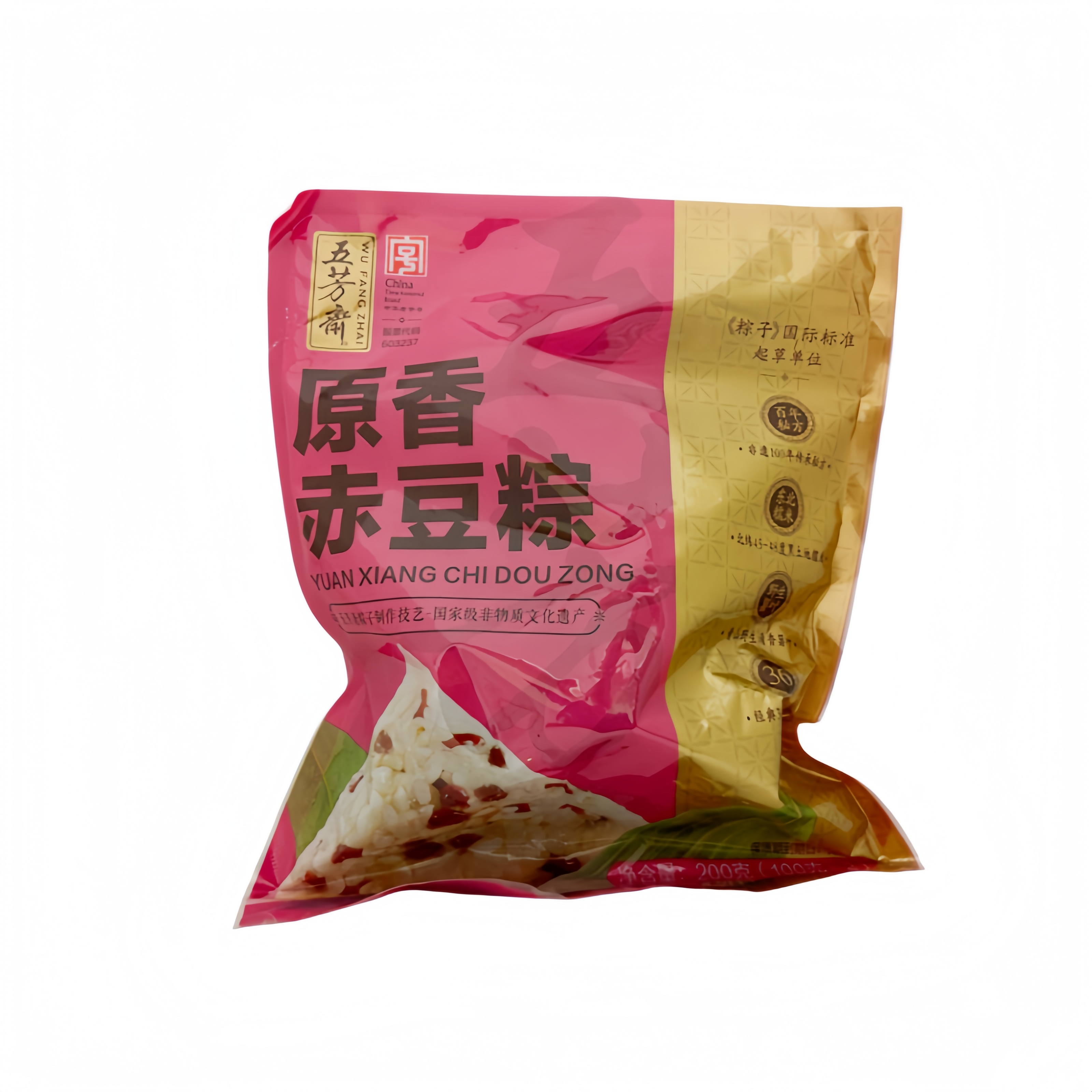 真空原香赤豆粽 200g 五芳斋 中国