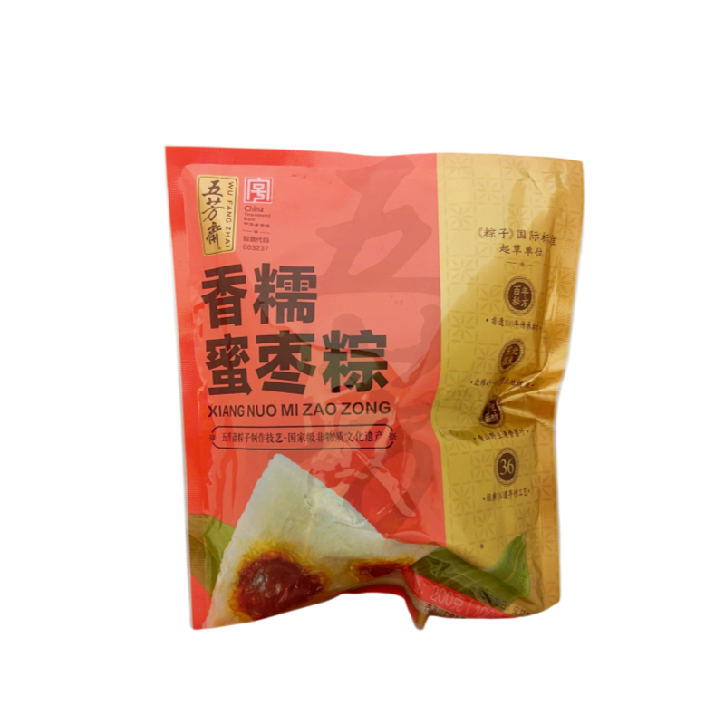 香糯蜜枣粽 200g 五芳斋 中国