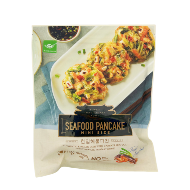Mini Pannkaka Med Skaldjur Fryst 300g Saongwon Korea
