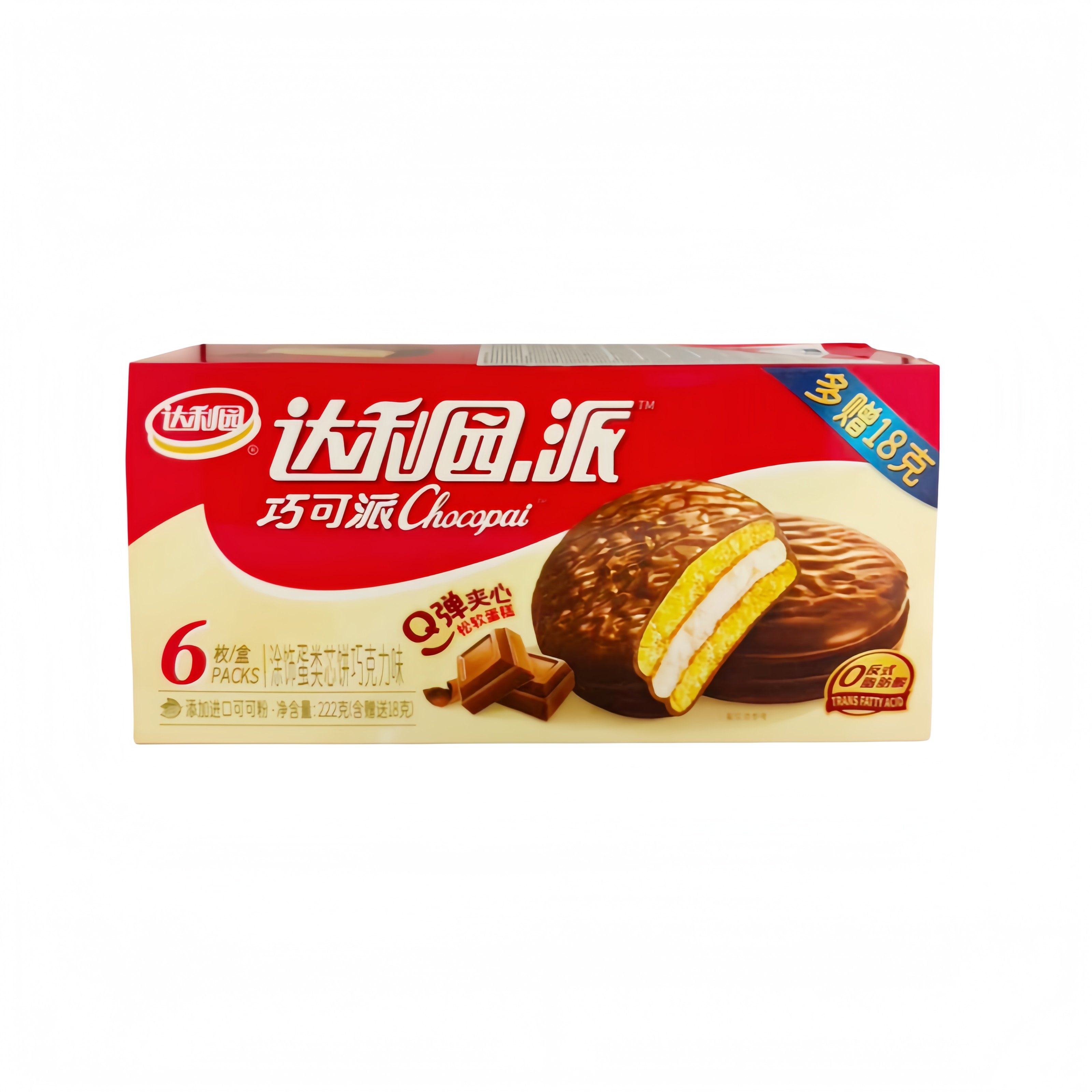 巧克力派 222g 达利园 中国