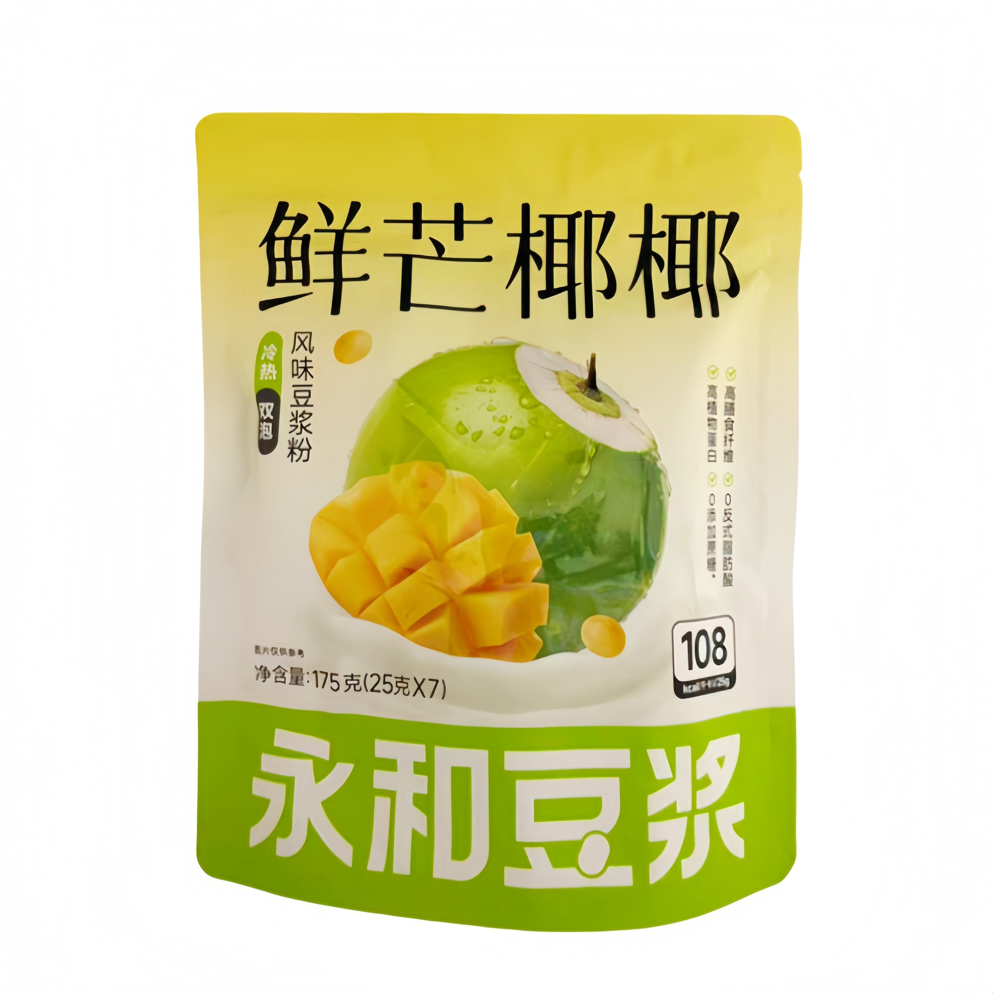 鲜芒椰椰 风味豆浆粉 175g 永和豆浆 中国