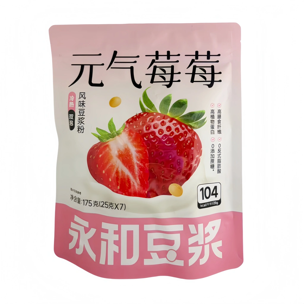 元气莓莓 风味豆浆粉 175g 永和豆浆 中国