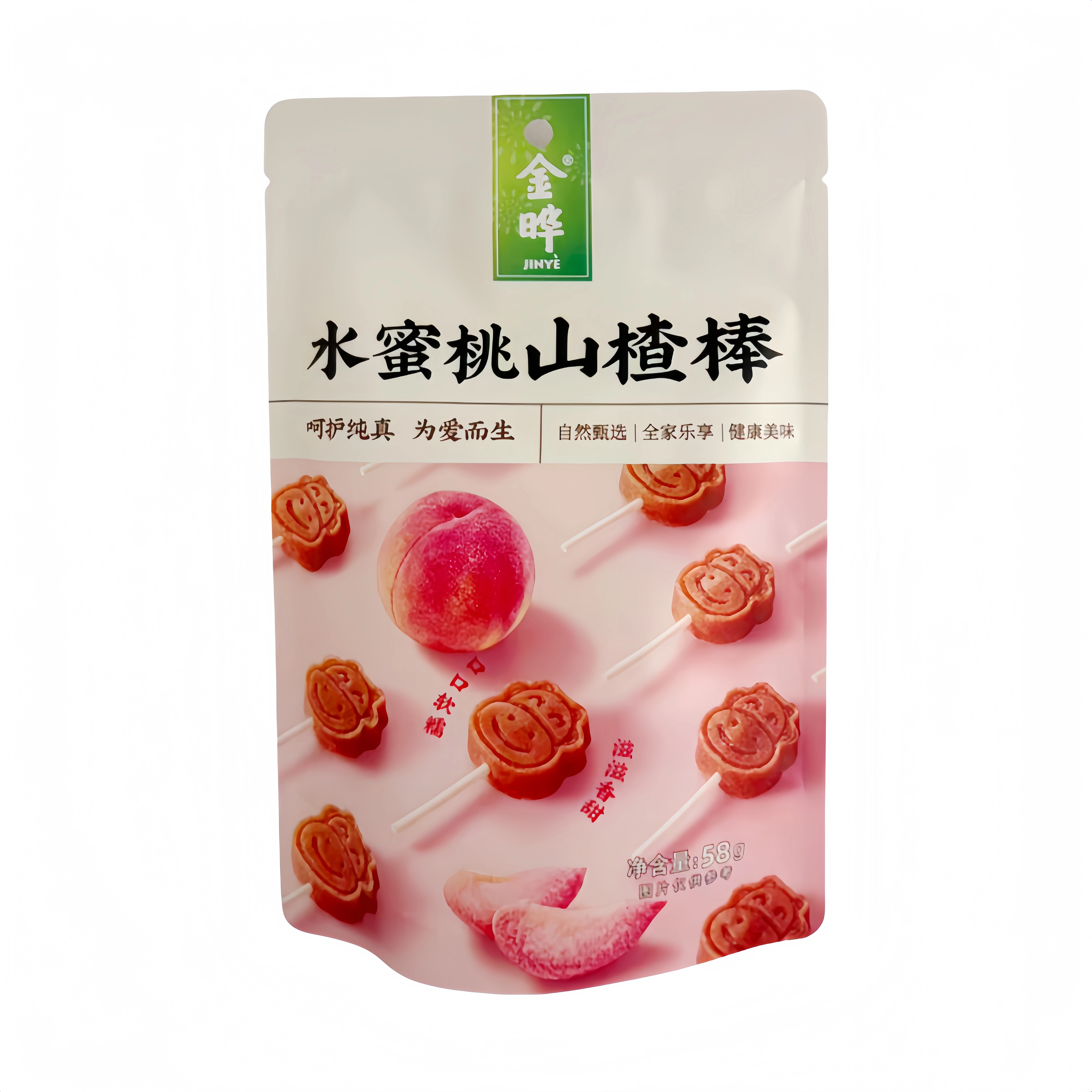 水蜜桃口味山楂棒 58g 金晔 中国