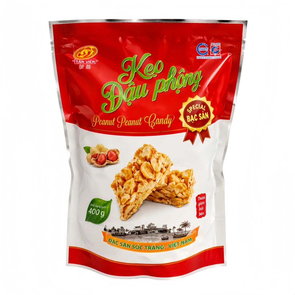 Peanut Candy Original Flavour Frozen 400g - Tán Huê Viên Vietnam