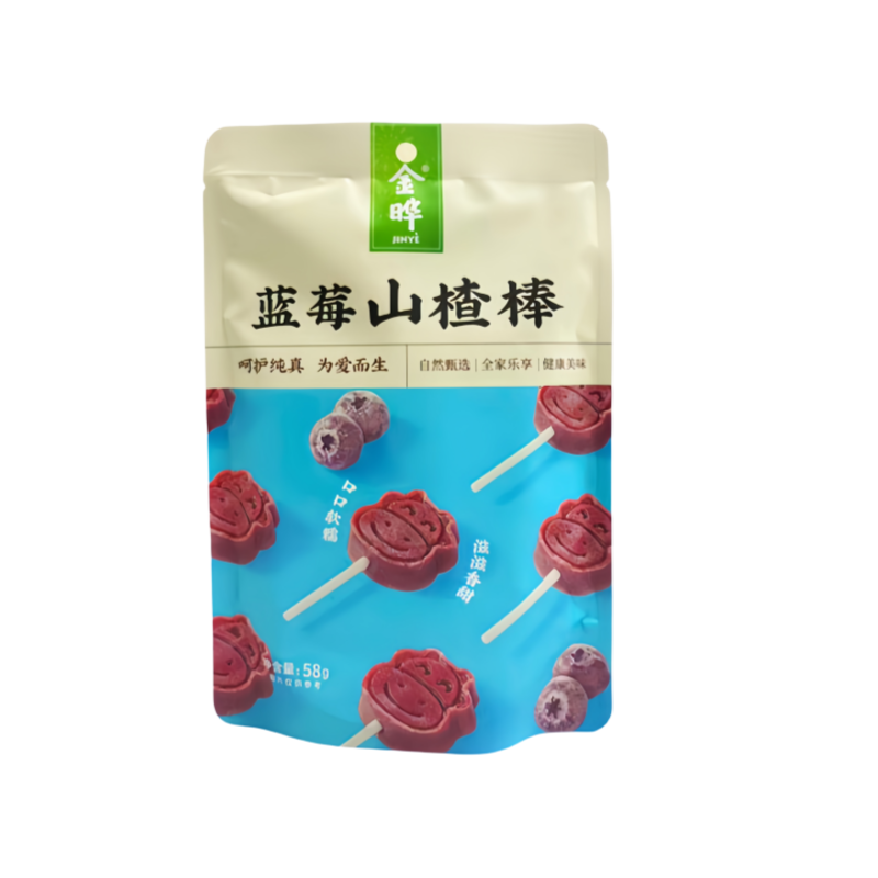 Hawthorn Stick Med Blåbärs Smak 58g Jin Ye Kina