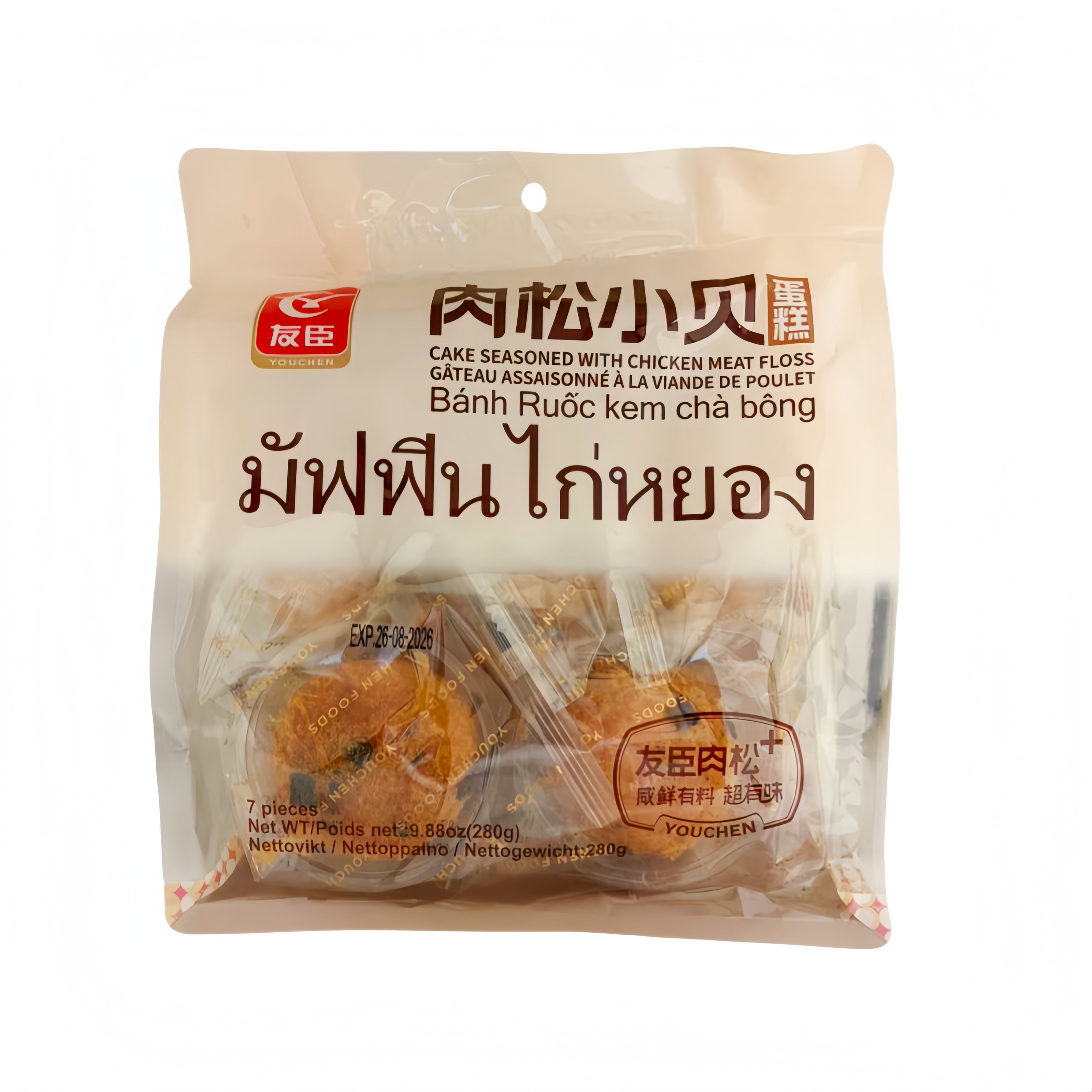 肉松小贝 蛋糕 280g 友臣 中国