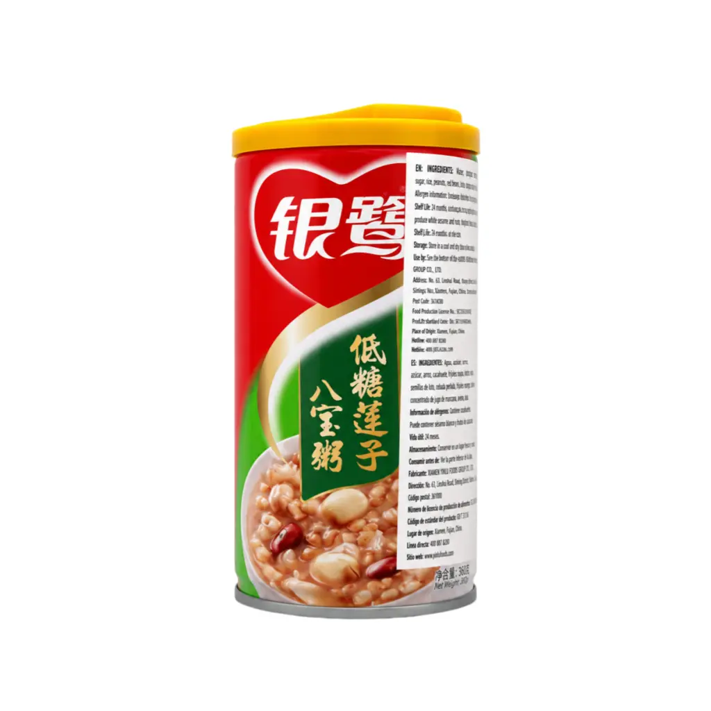 Congee With Lotus Seeds Light Sugar 360g Yin Lu China