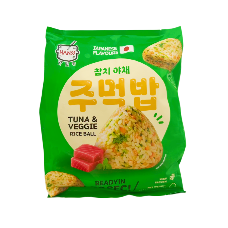Rice Balls With Tuna And Vegetables Frozen 425g Hanss Korea