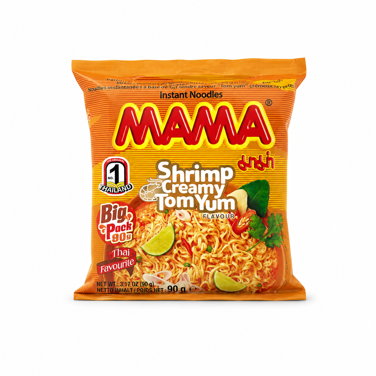 Snabbnudlar Creamy Tom Yum Smak 90g Mama Thailand
