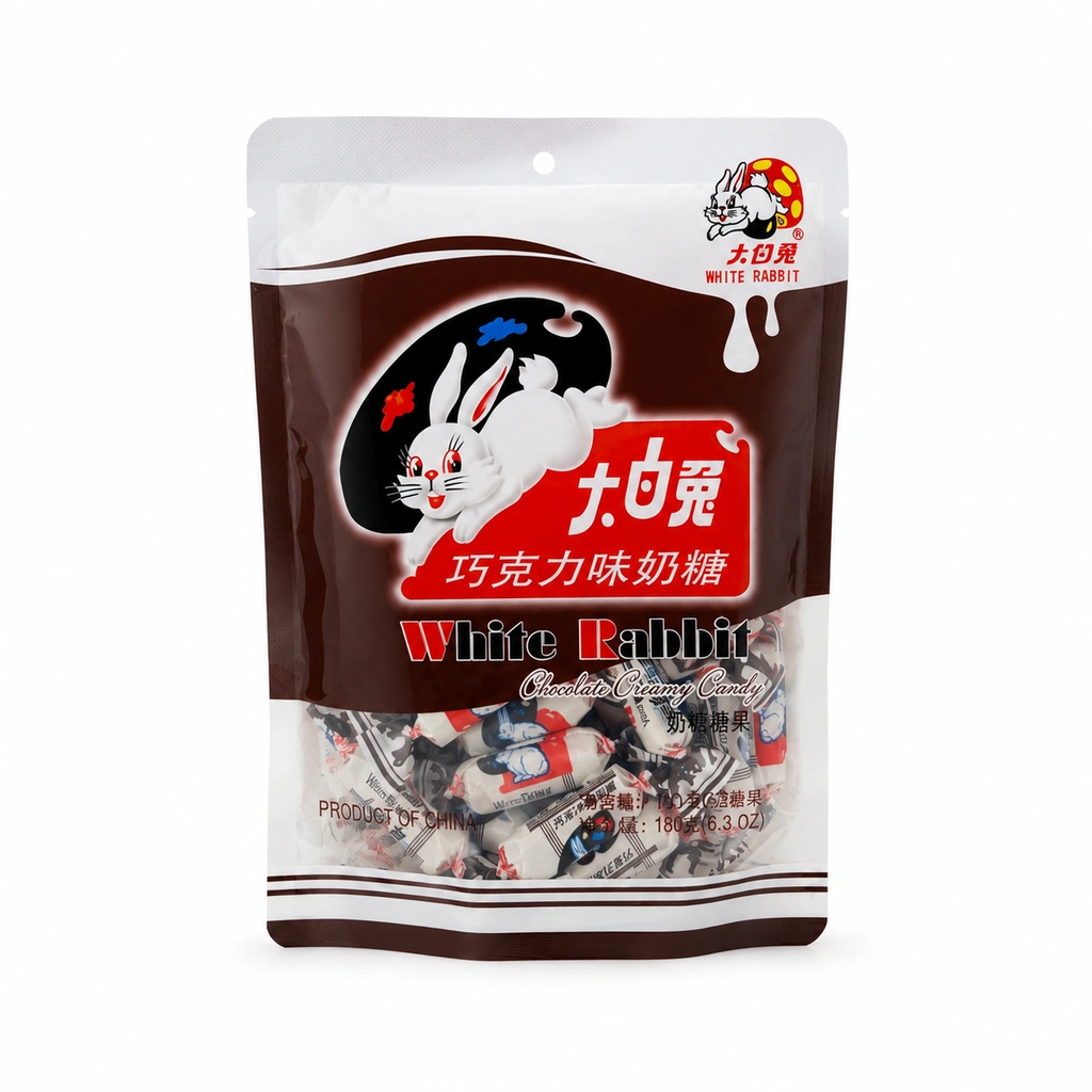 Godis Mjölk Kakaosmak 180g White Rabbit Kina