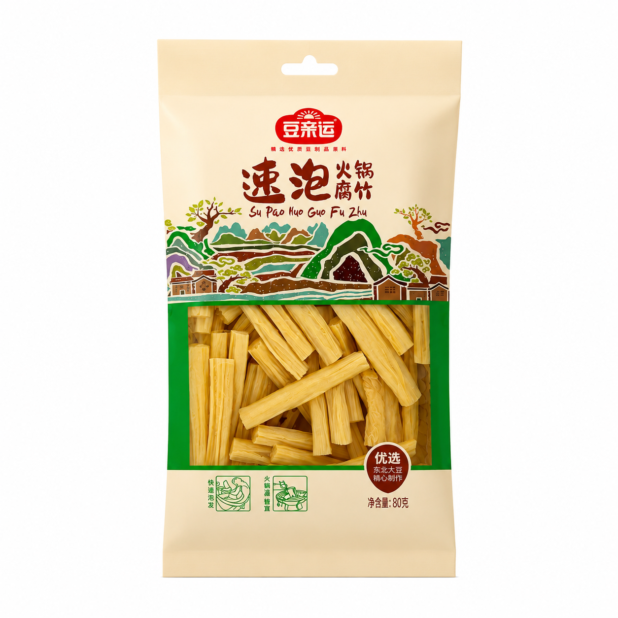 Bean Curd Stick 80g Dou Lai Yun Kina