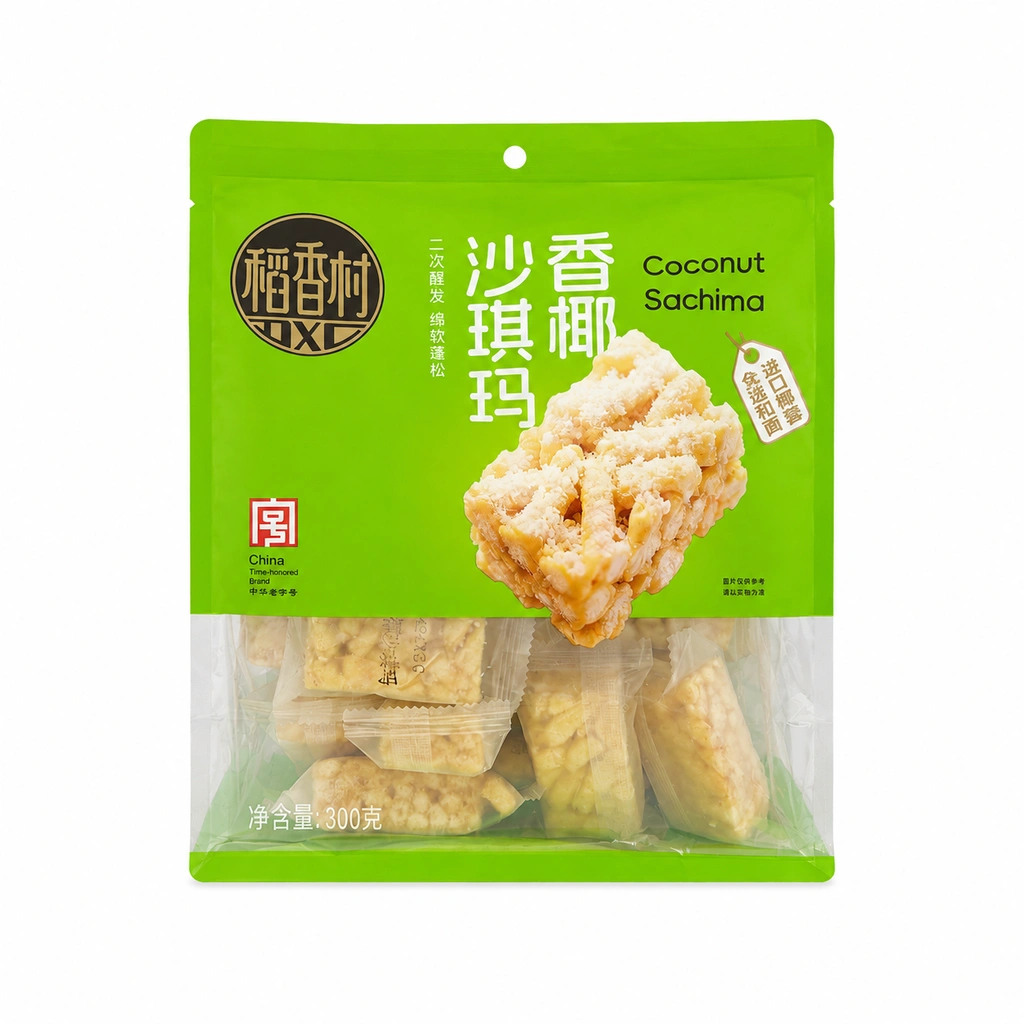 Äggkaka Med Kokos Smak Shaqima 300g Dao Xiang Cun Kina
