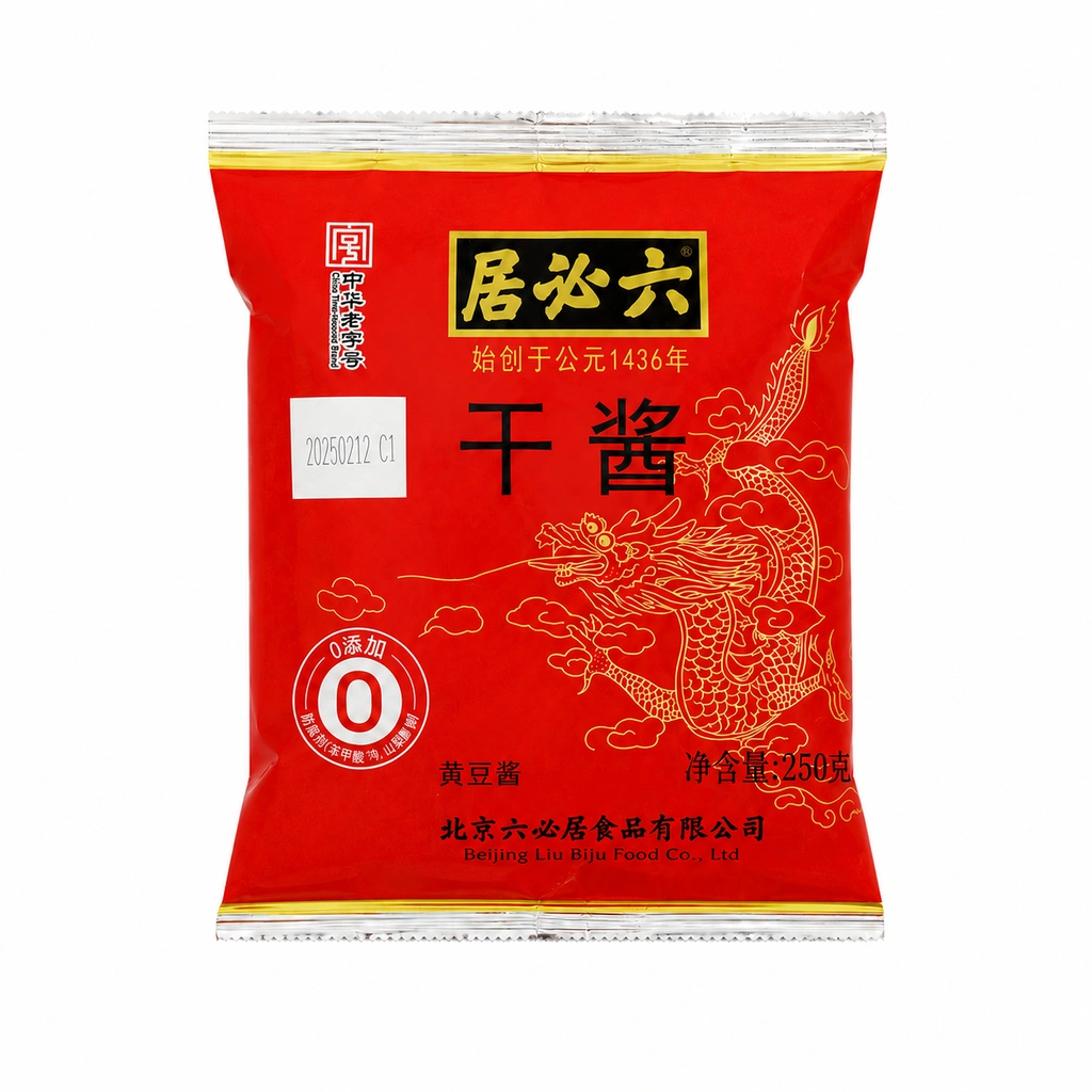 Sojabönpasta 250g Liu Bi Ju Kina