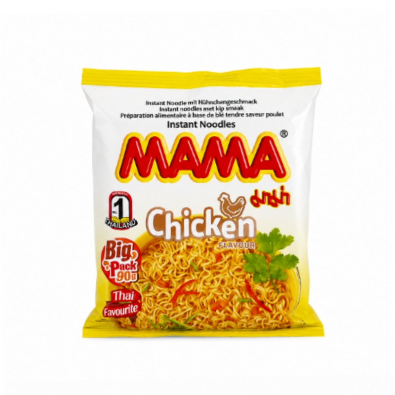Snabbnudlar Kycklingsmak 90g Mama Thailand