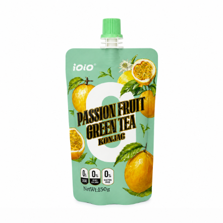 Konjac Jelly Passion Fruit/Green Tea Flavor 150g Ioio Taiwan