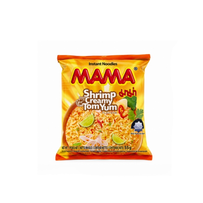 Snabbnudlar Creamy Tom Yum Smak 55g Mama Thailand