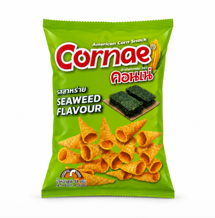 Corn Snacks With Seaweed Flavored 48g Cornae Thailand