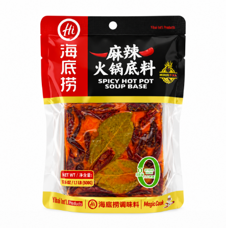 Hotpot Buljong Med Stark Smak 500g Haidilao Kina