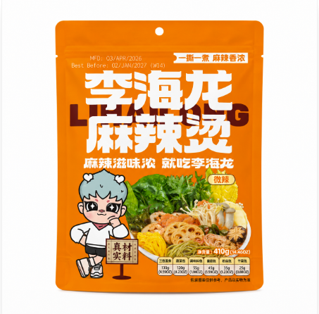 Instant Noodles Malatang Dong Bei Light Spicy 410g Li Hai Long China