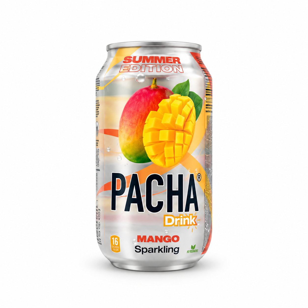 Drink Soda Mango Flavour 330ml Pacha Drink