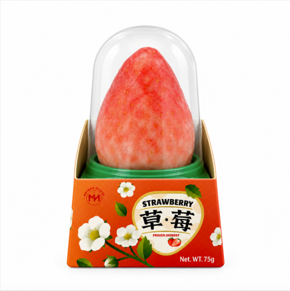 Strawberry Ice Cream Strawberry 75g Madam Hong China