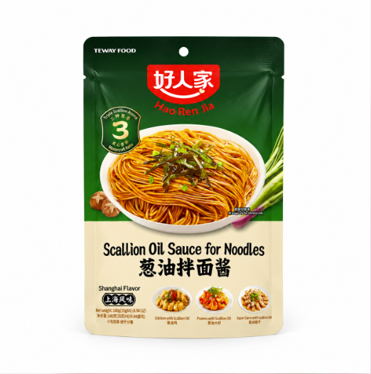 Nudelsås Med Salladslök Olja 140g Hao Ren Jia Kina