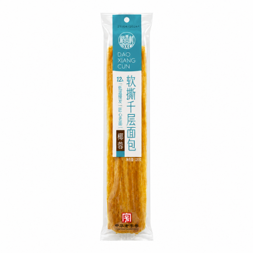 软撕千层面包 椰蓉味 120g 稻香村 中国