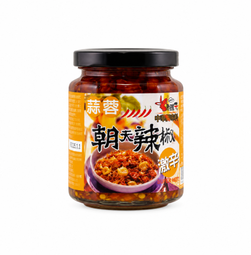 蒜蓉朝天辣椒 激辛240g 老骡子 台湾