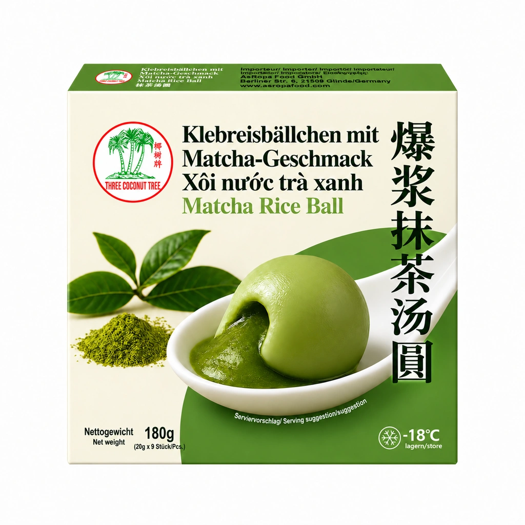Rice Balls With Matcha Flavor Frozen 180g TCT China