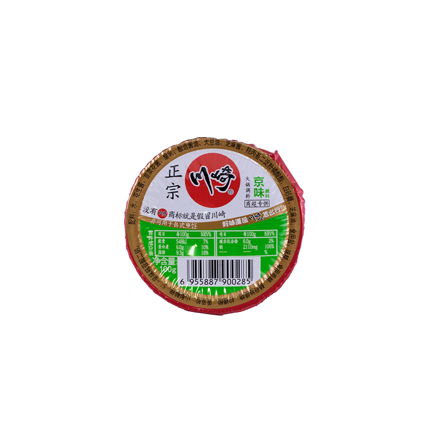 川崎火锅蘸酱 京味 100g 中国