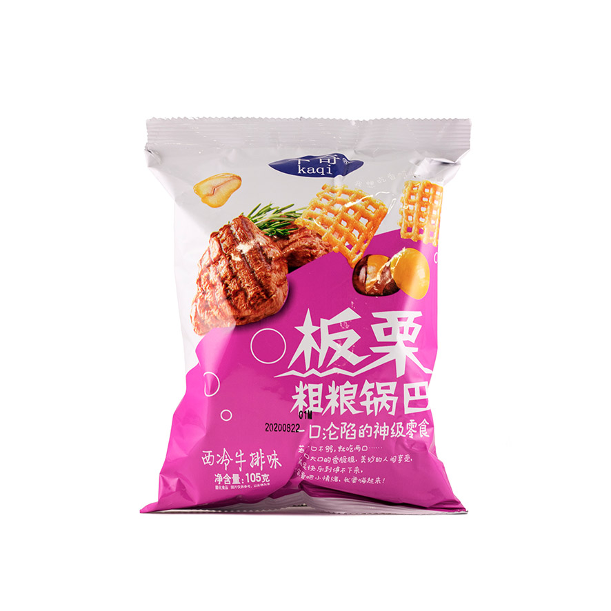 Snacks Crispy Chestnut Stek Flavour 105g Kaqi China