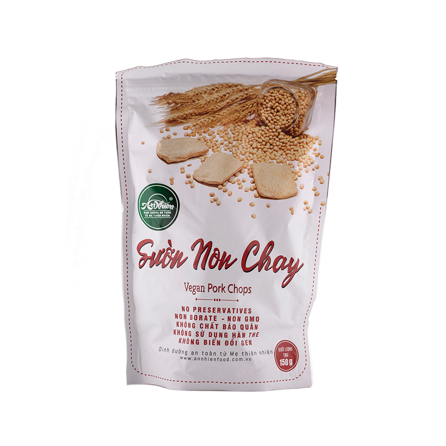 Vegan Sojaprotein Pork Chops/Suon Non Chay 150g An Nhien Food Vietnam