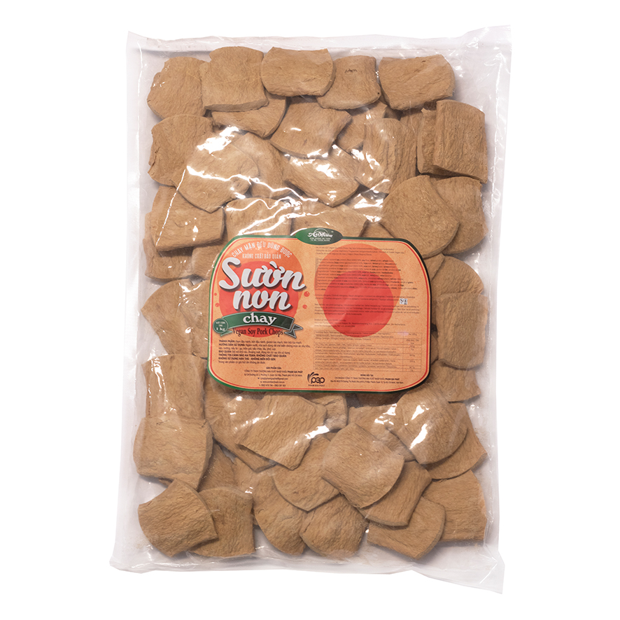 Vegan Sojaprotein Soy Pork Chops/Suon Non Chay 1kg An Nhien Food Vietnam